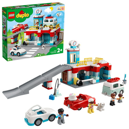 LEGO® DUPLO Car Park and Car Wash Toddlers Toy 10948