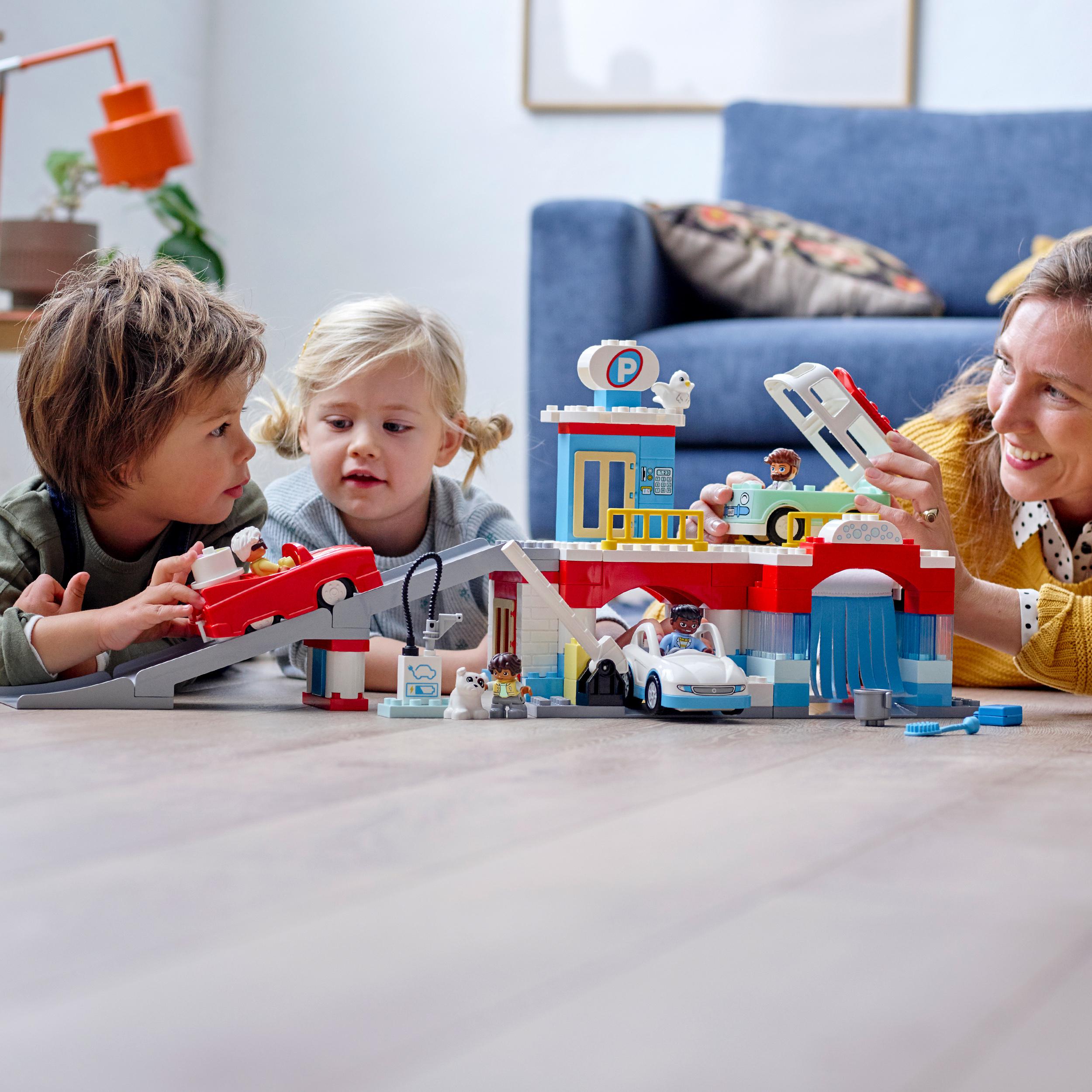 LEGO® DUPLO Car Park and Car Wash Toddlers Toy 10948