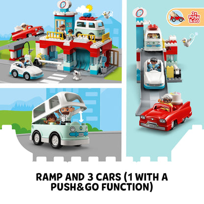 LEGO® DUPLO Car Park and Car Wash Toddlers Toy 10948