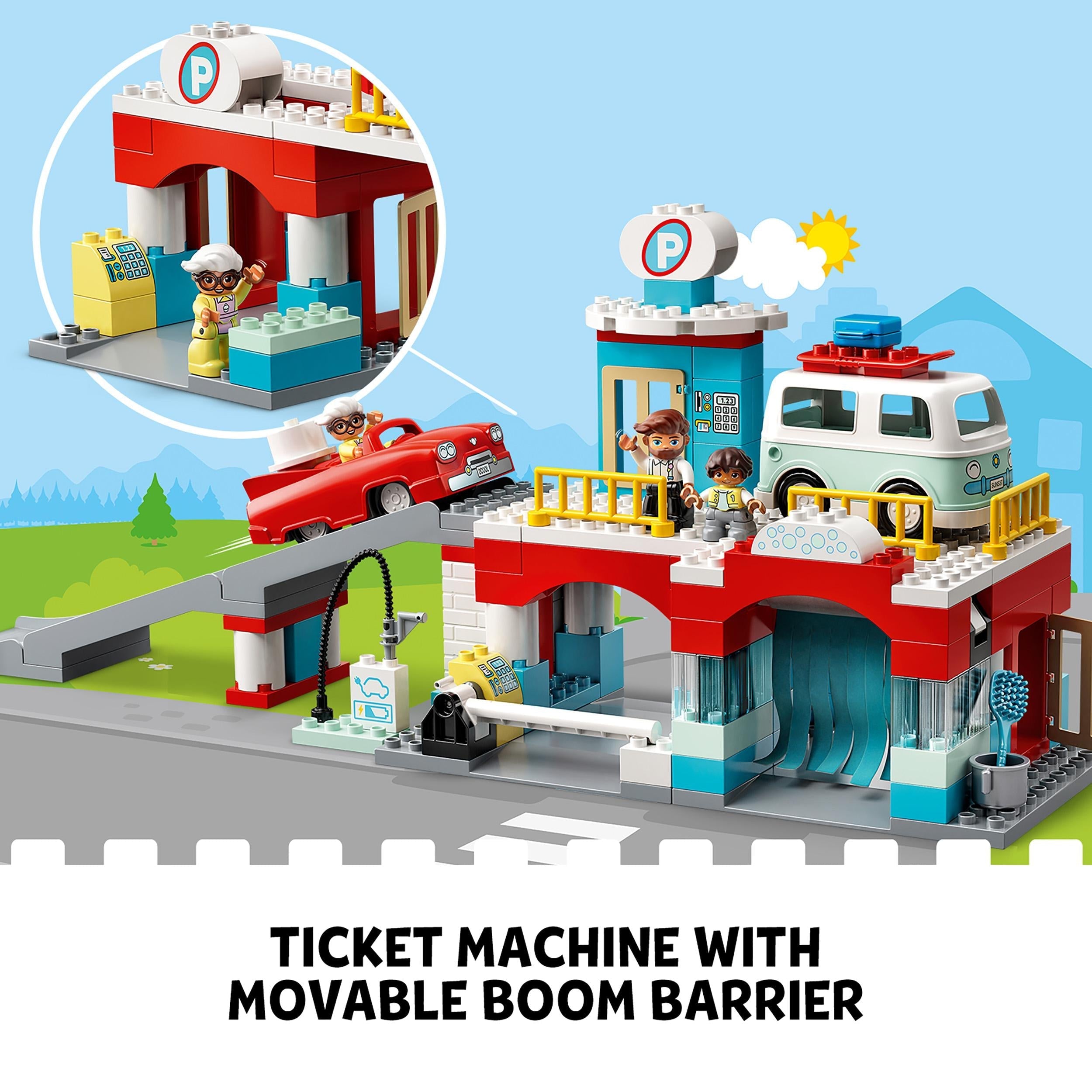 LEGO® DUPLO Car Park and Car Wash Toddlers Toy 10948