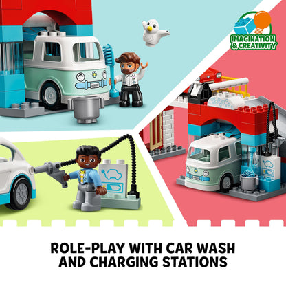 LEGO® DUPLO Car Park and Car Wash Toddlers Toy 10948