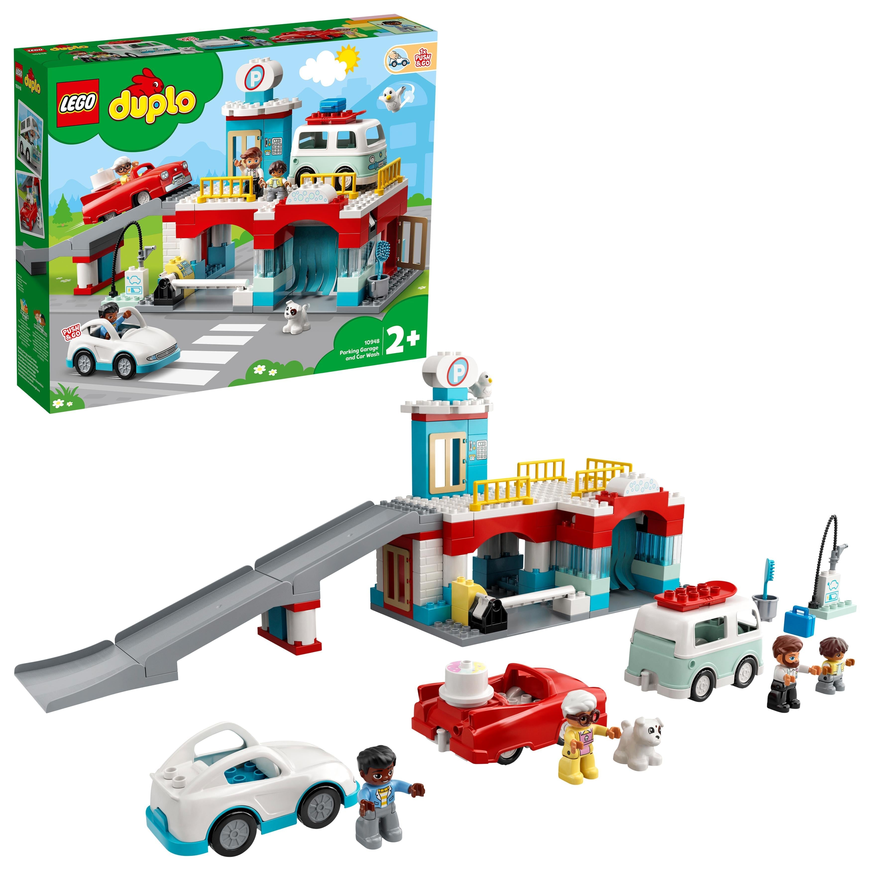LEGO® DUPLO Car Park and Car Wash Toddlers Toy 10948