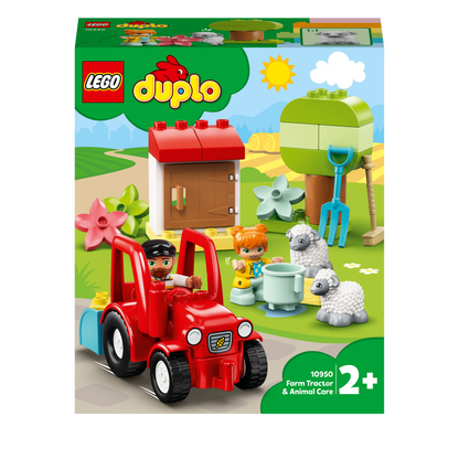 LEGO® DUPLO Town Farm Tractor & Animal Care Toy 10950