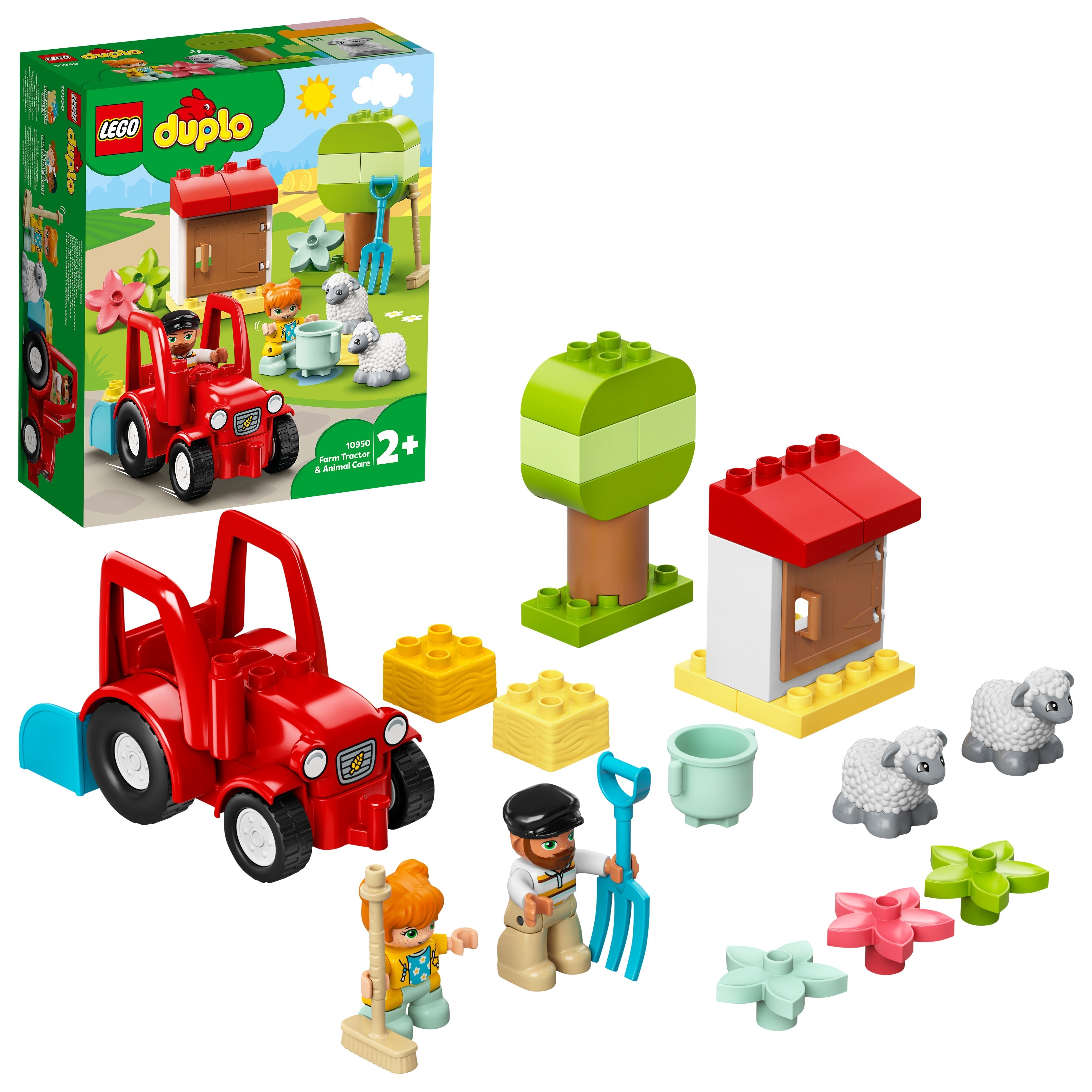 LEGO® DUPLO Town Farm Tractor & Animal Care Toy 10950