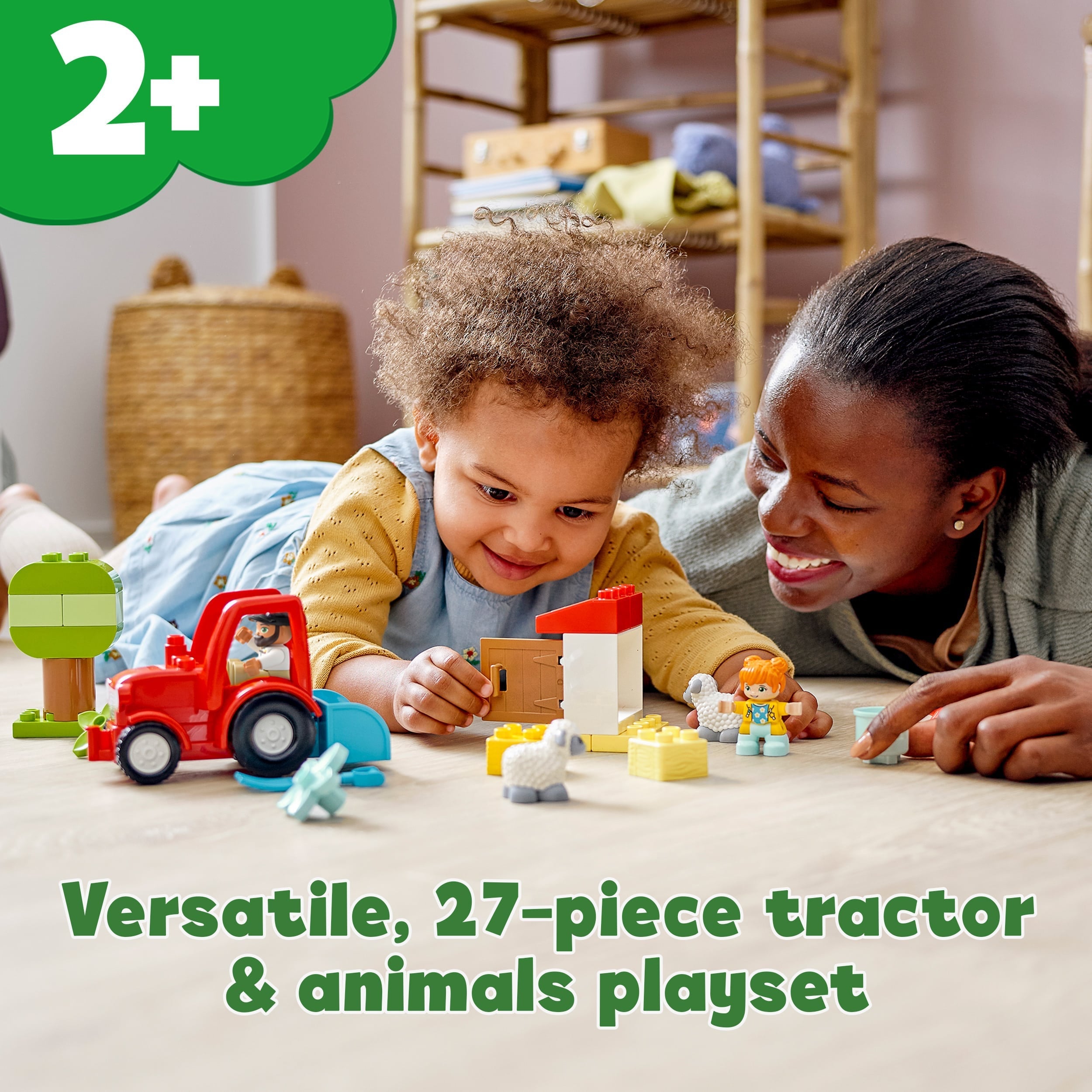 LEGO® DUPLO Town Farm Tractor & Animal Care Toy 10950