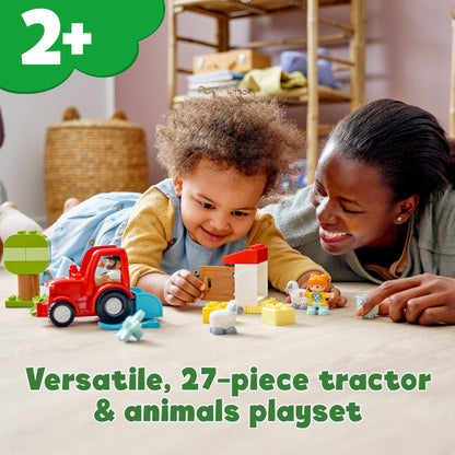 LEGO® DUPLO Town Farm Tractor & Animal Care Toy 10950