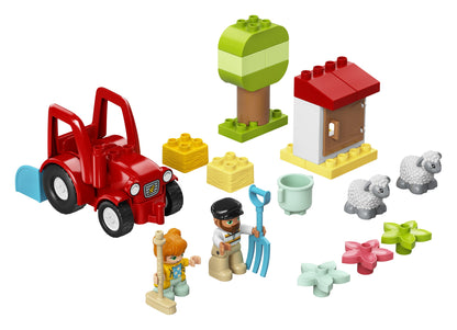 LEGO® DUPLO Town Farm Tractor & Animal Care Toy 10950