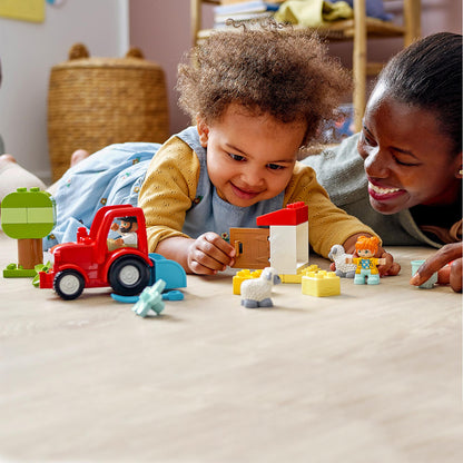 LEGO® DUPLO Town Farm Tractor & Animal Care Toy 10950