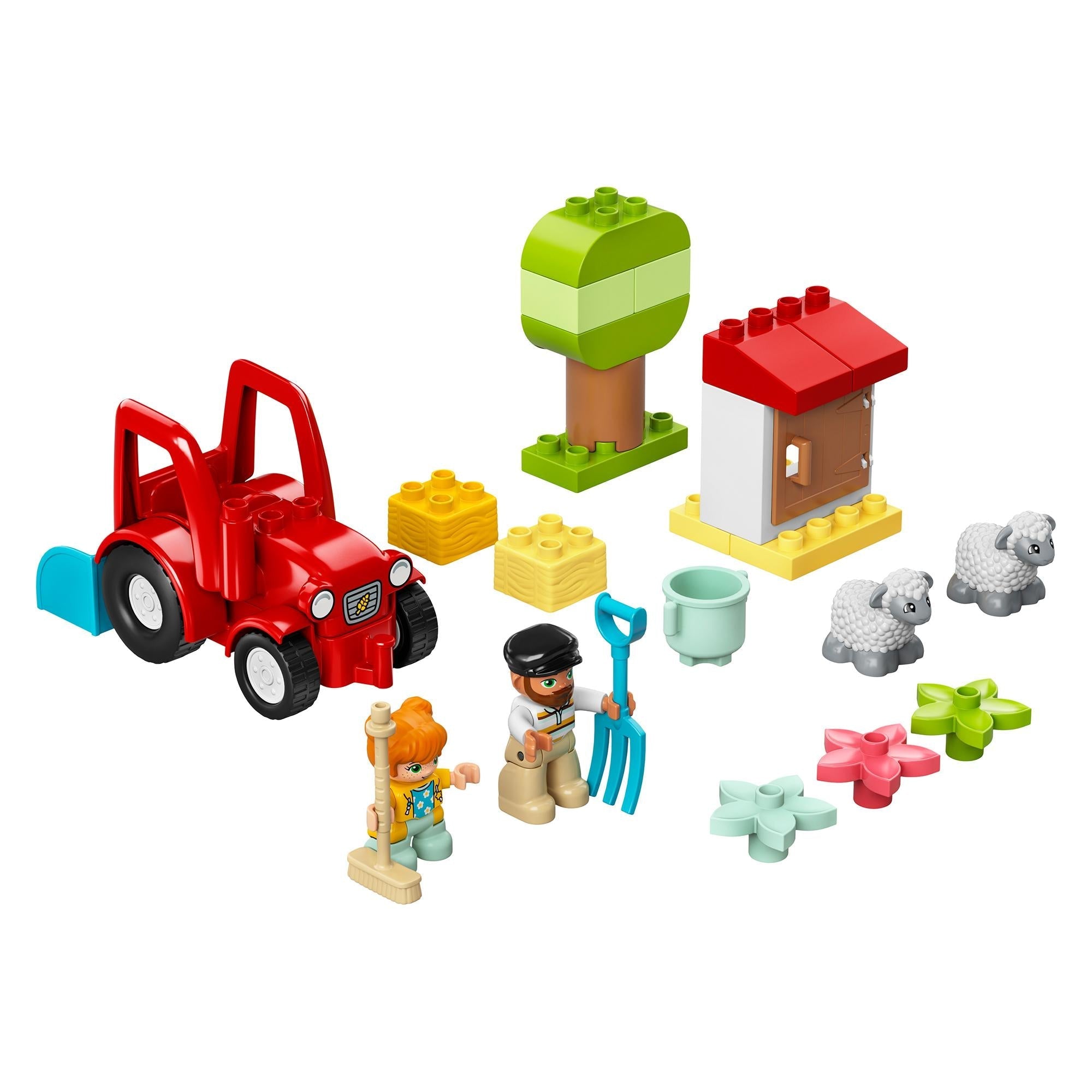 LEGO® DUPLO Town Farm Tractor & Animal Care Toy 10950