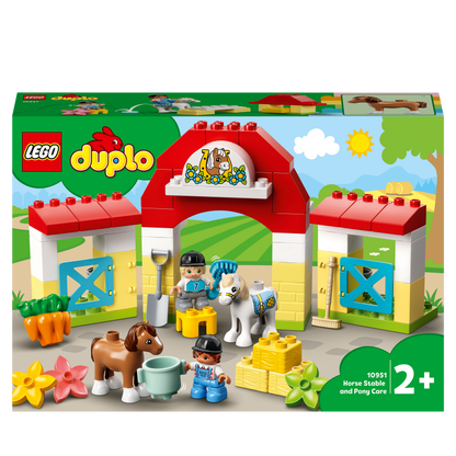 LEGO® DUPLO Town Horse Stable and Pony Care Toy 10951