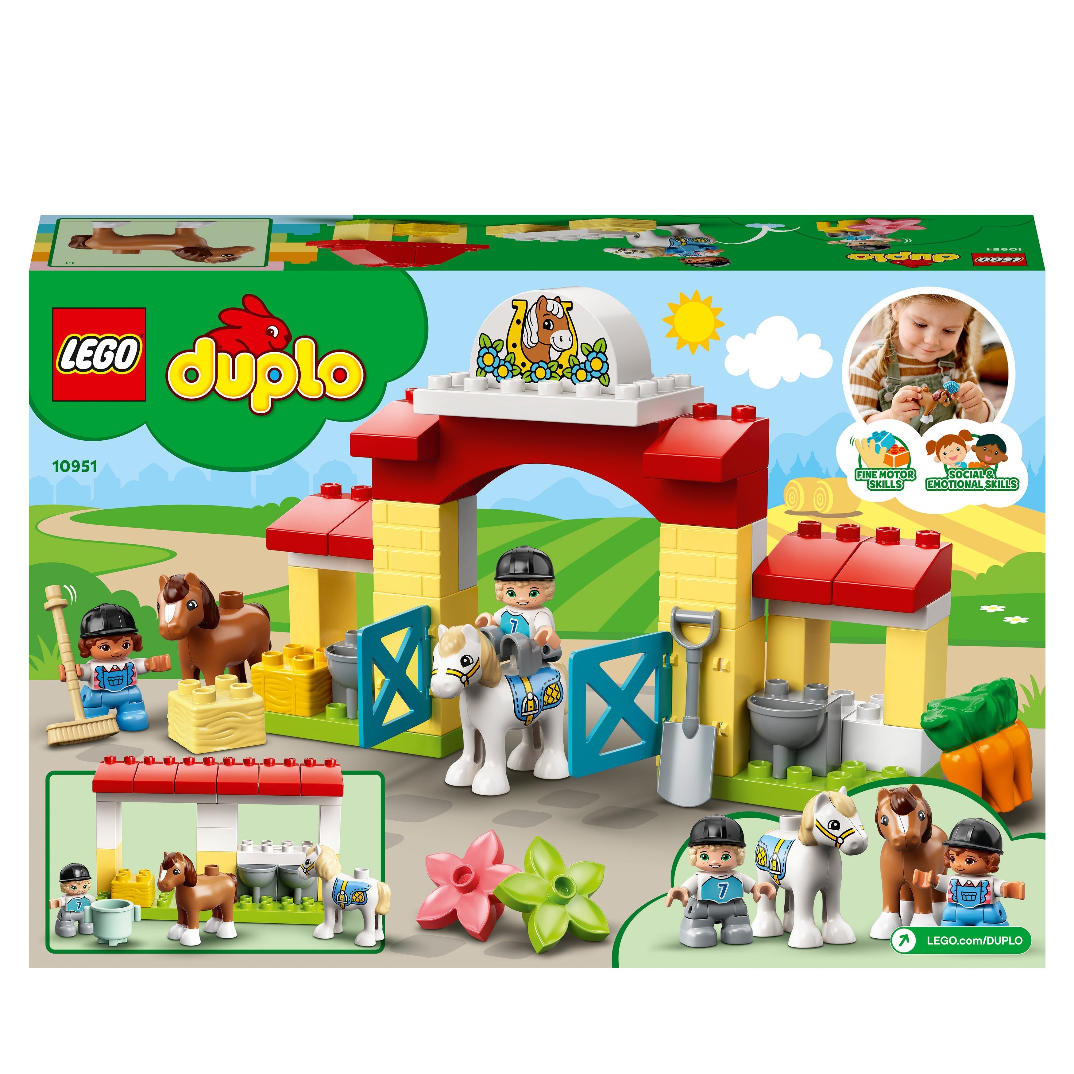 LEGO® DUPLO Town Horse Stable and Pony Care Toy 10951