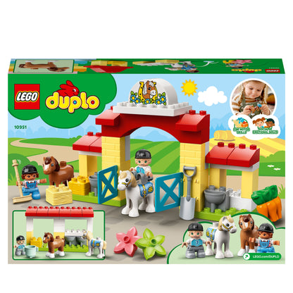 LEGO® DUPLO Town Horse Stable and Pony Care Toy 10951