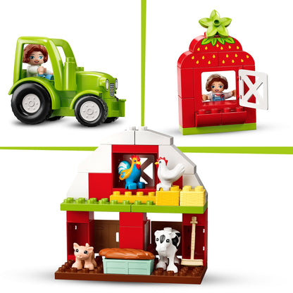 LEGO® DUPLO Town Barn, Tractor & Farm Animal Care 10952