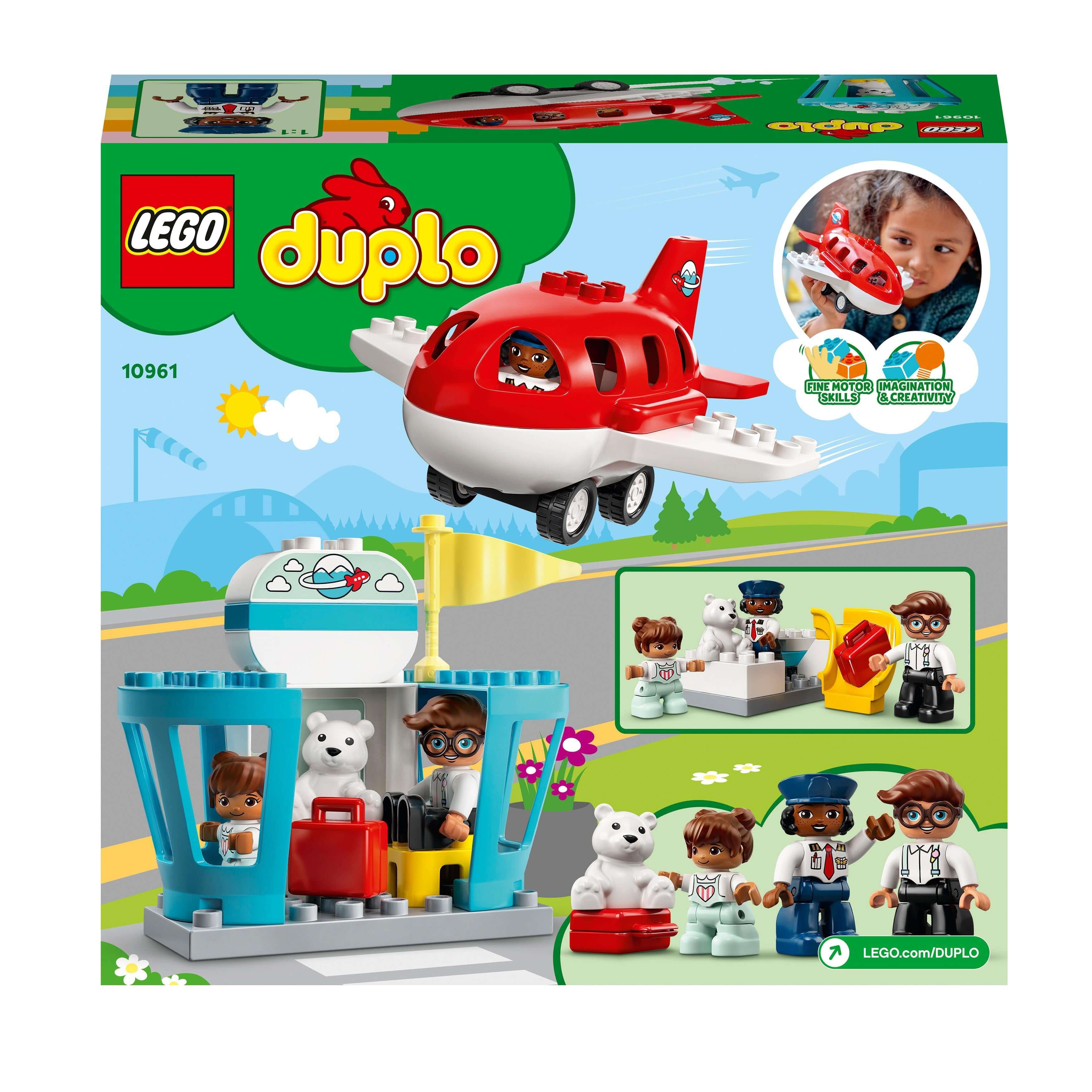 LEGO® DUPLO Town Aeroplane & Airport Set 10961