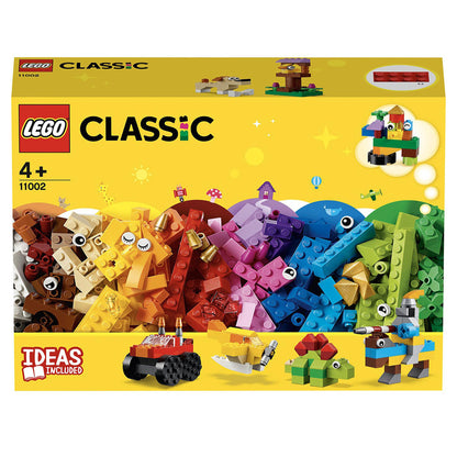 LEGO® Classic Basic Brick Set 11002, colorful building blocks for creative play, includes fun ideas for kids ages 4 and up.