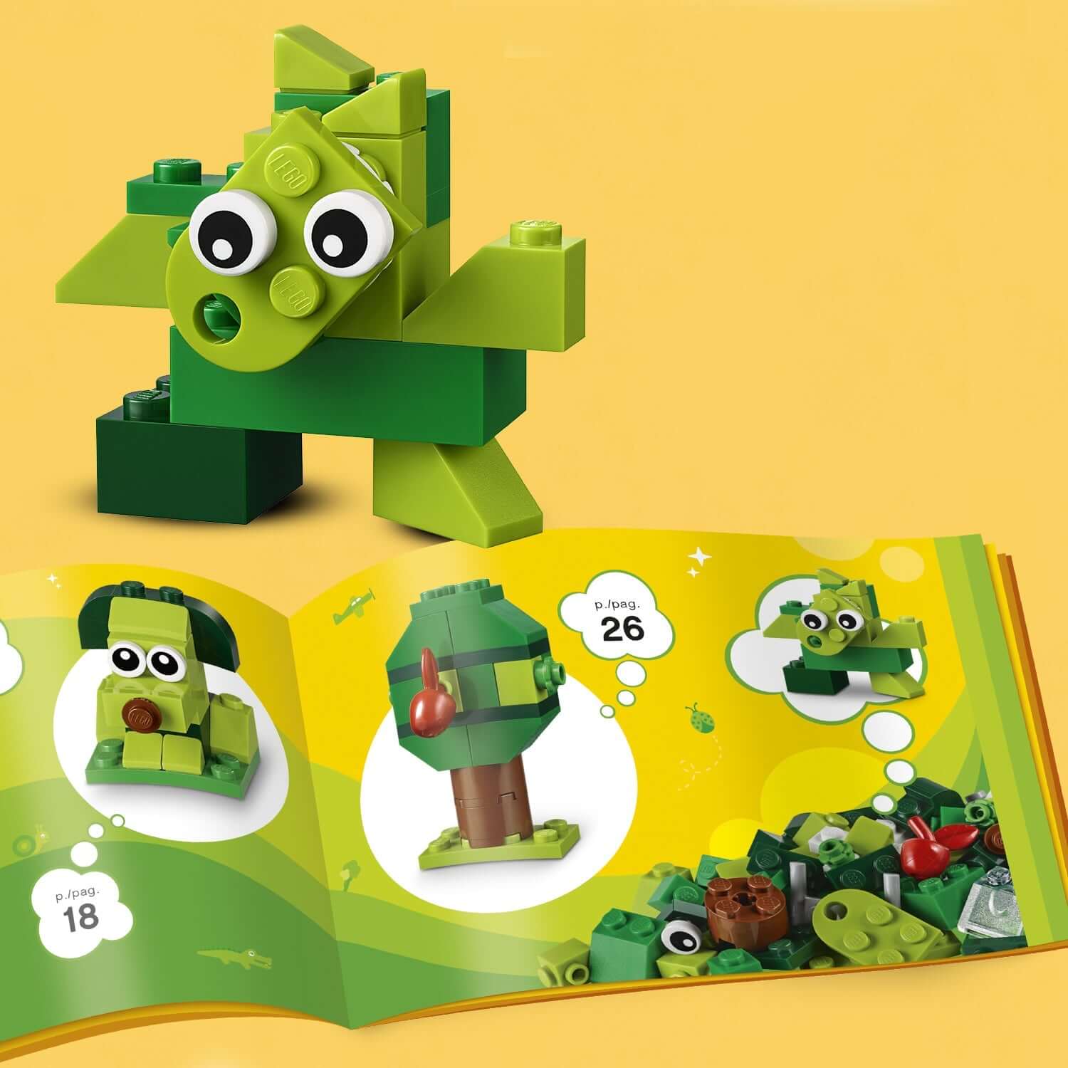 LEGO® Classic 4+ Creative Green Bricks Set 11007