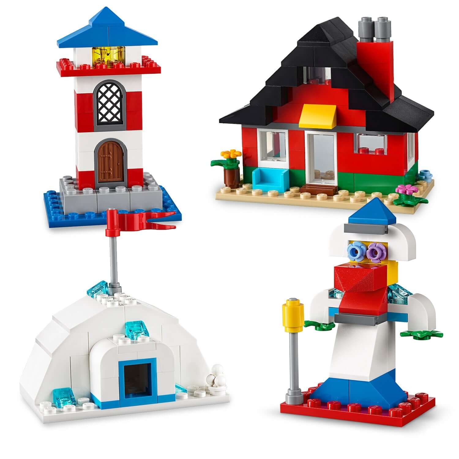 LEGO® Classic 4+ Bricks and Houses Set 11008