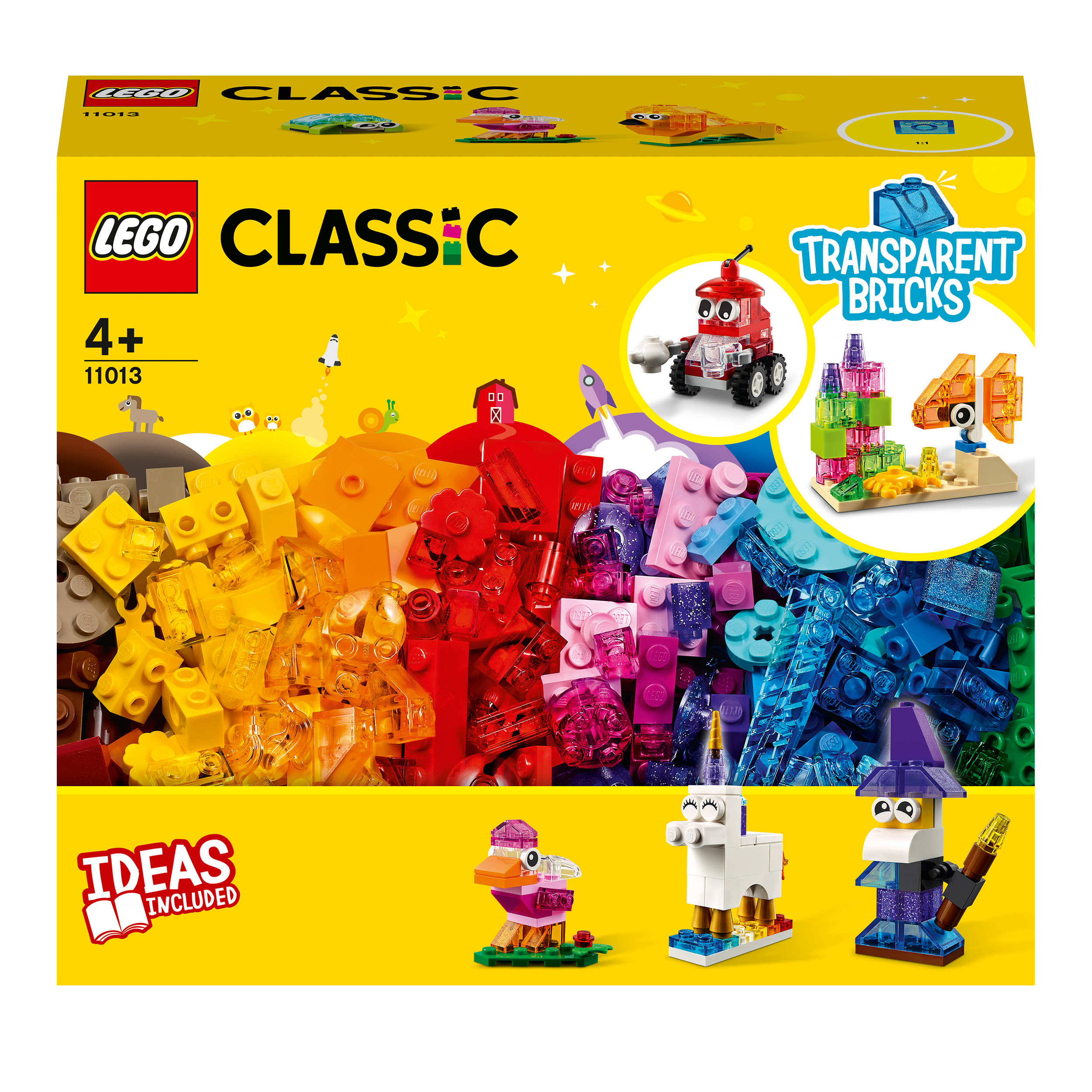 LEGO® Classic Creative Transparent Bricks Set 11013
