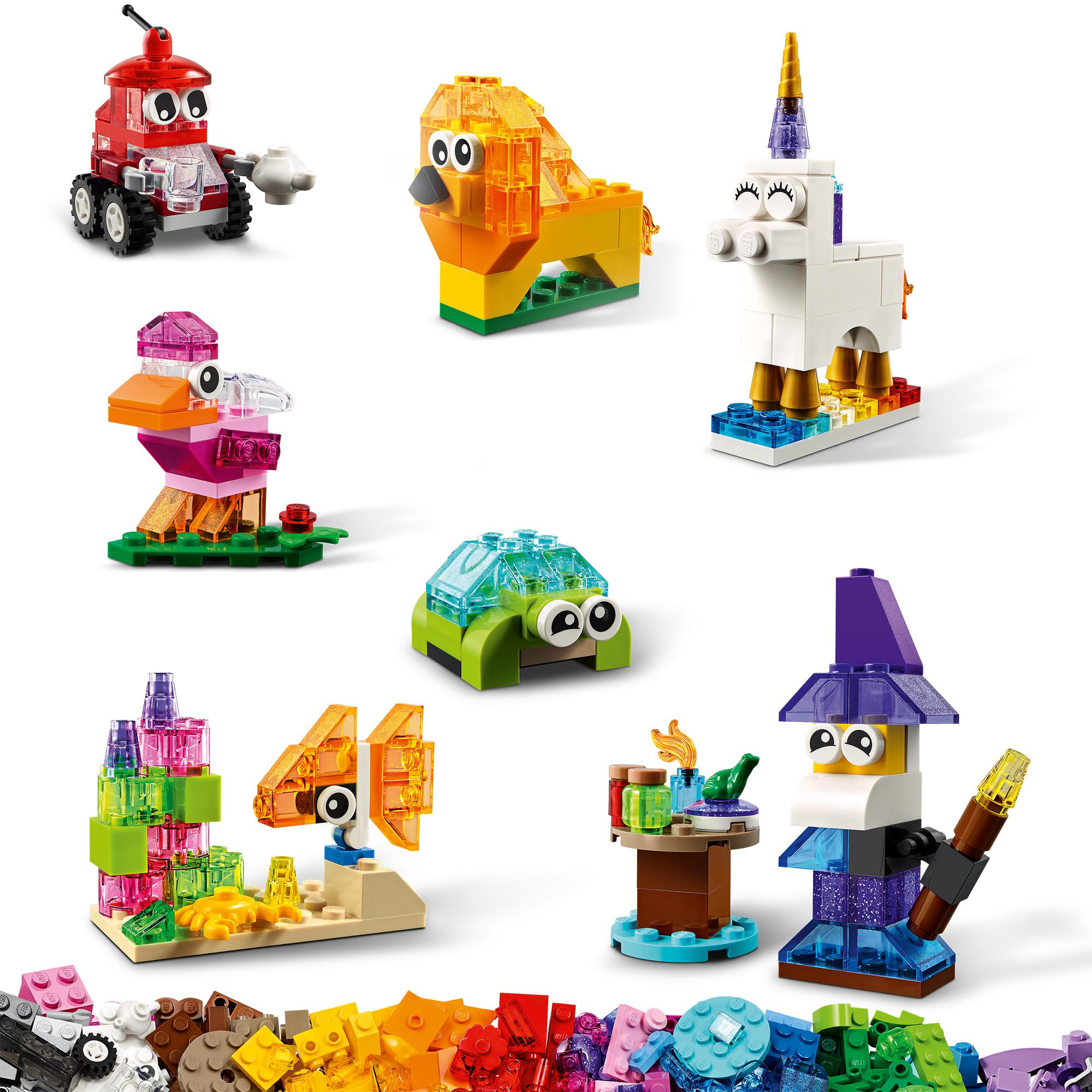 LEGO® Classic Creative Transparent Bricks Set 11013