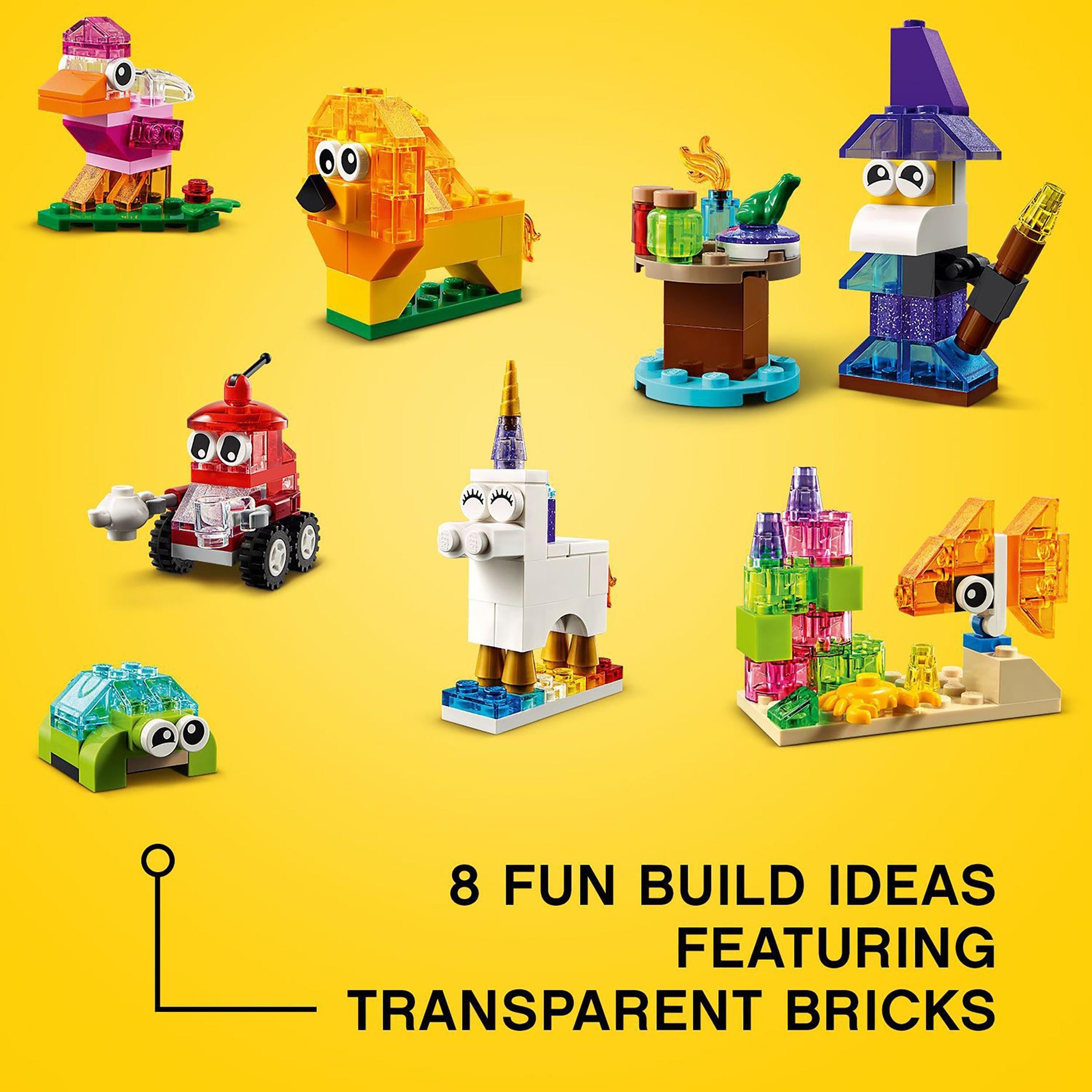 LEGO® Classic Creative Transparent Bricks Set 11013