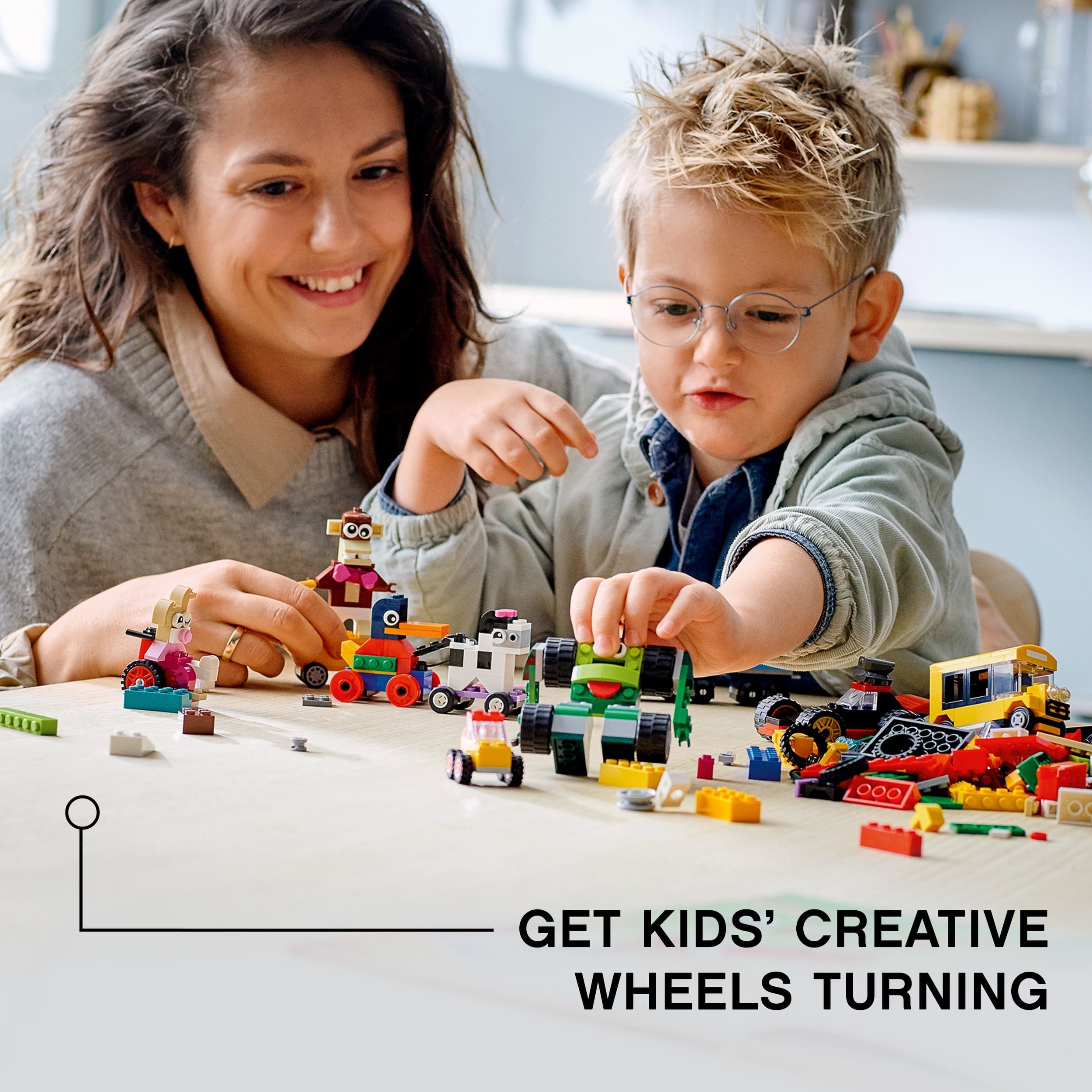 LEGO® Classic Bricks and Wheels Building Set 11014