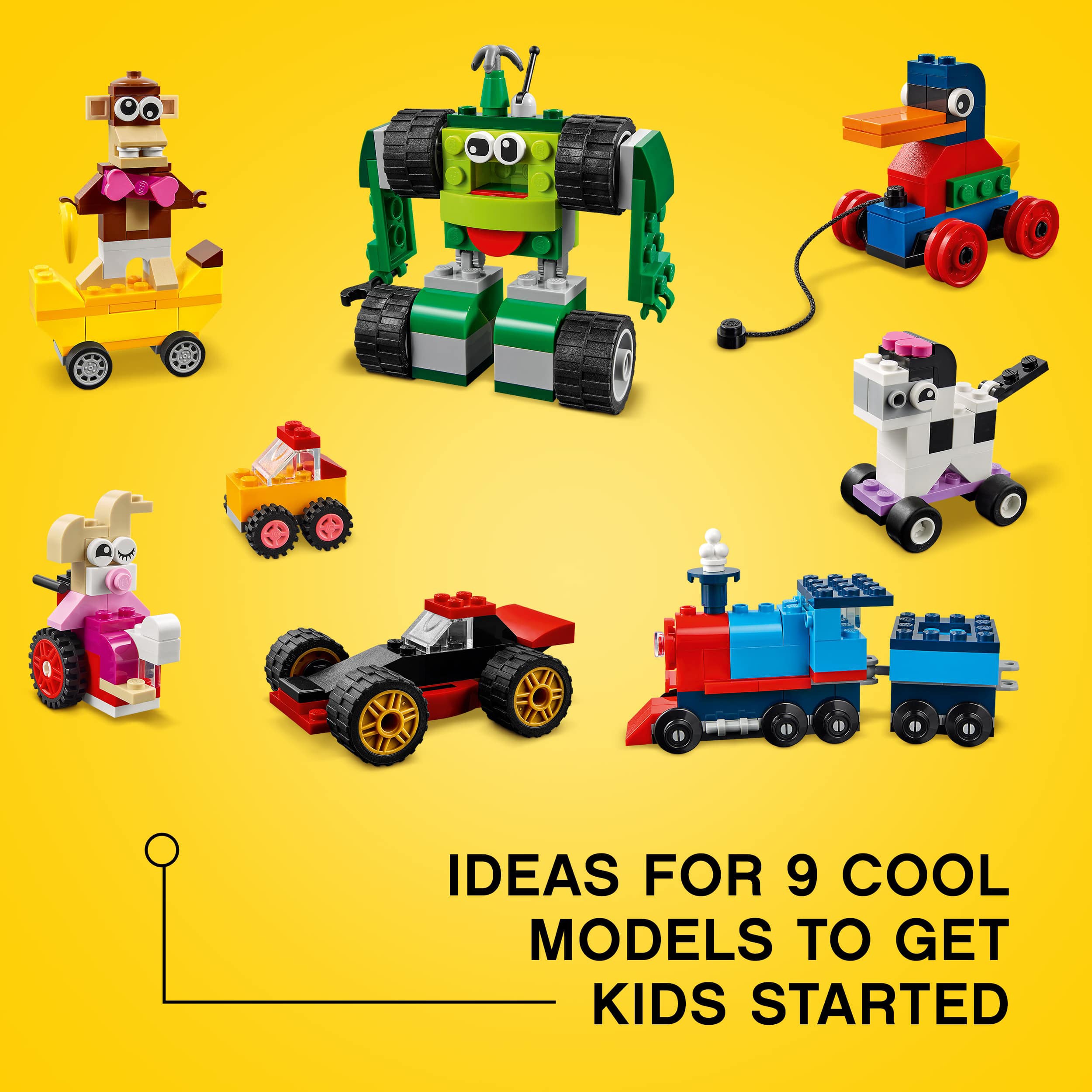 LEGO® Classic Bricks and Wheels Building Set 11014