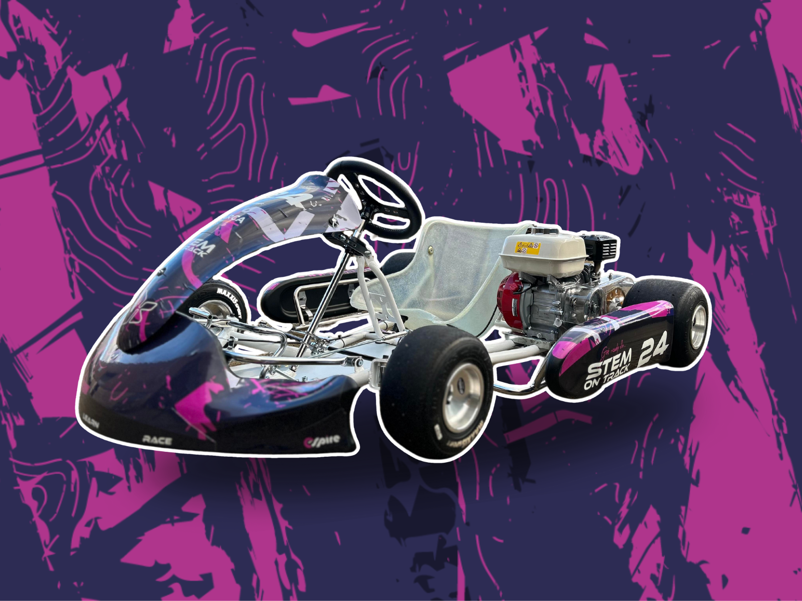 STEM On Track Custom Designed Race Kart