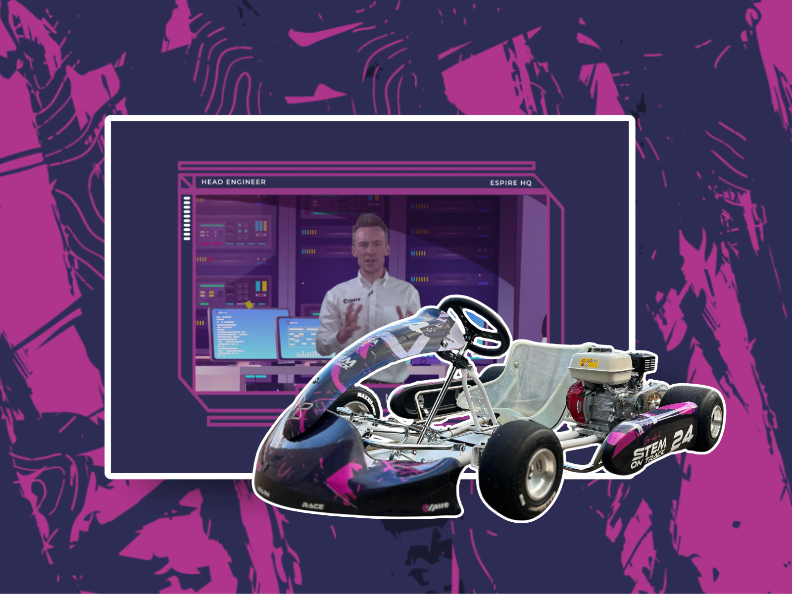 STEM On Track Complete Package - Race Kart + Online Academy 1 Year License (30 Users)