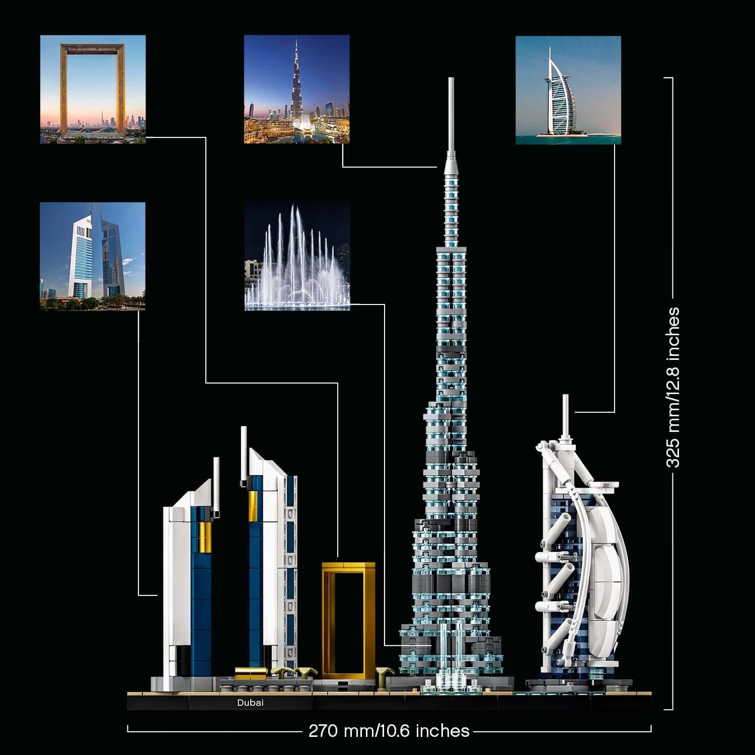 LEGO® Architecture Dubai Skyline Collection Set 21052