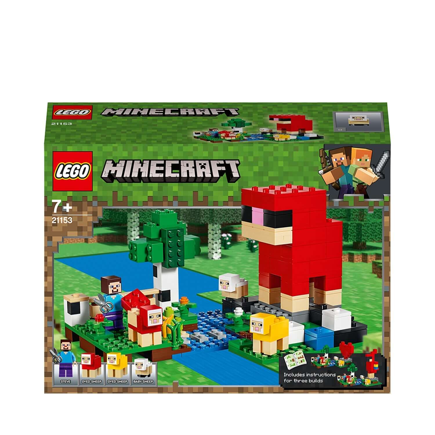 LEGO® Minecraft The Wool Farm Building Set 21153