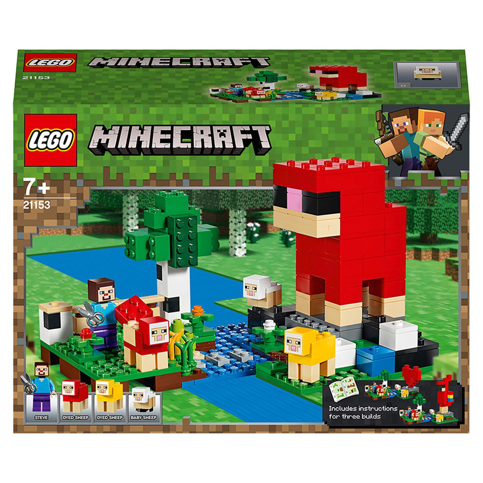 LEGO® Minecraft The Wool Farm Building Set 21153