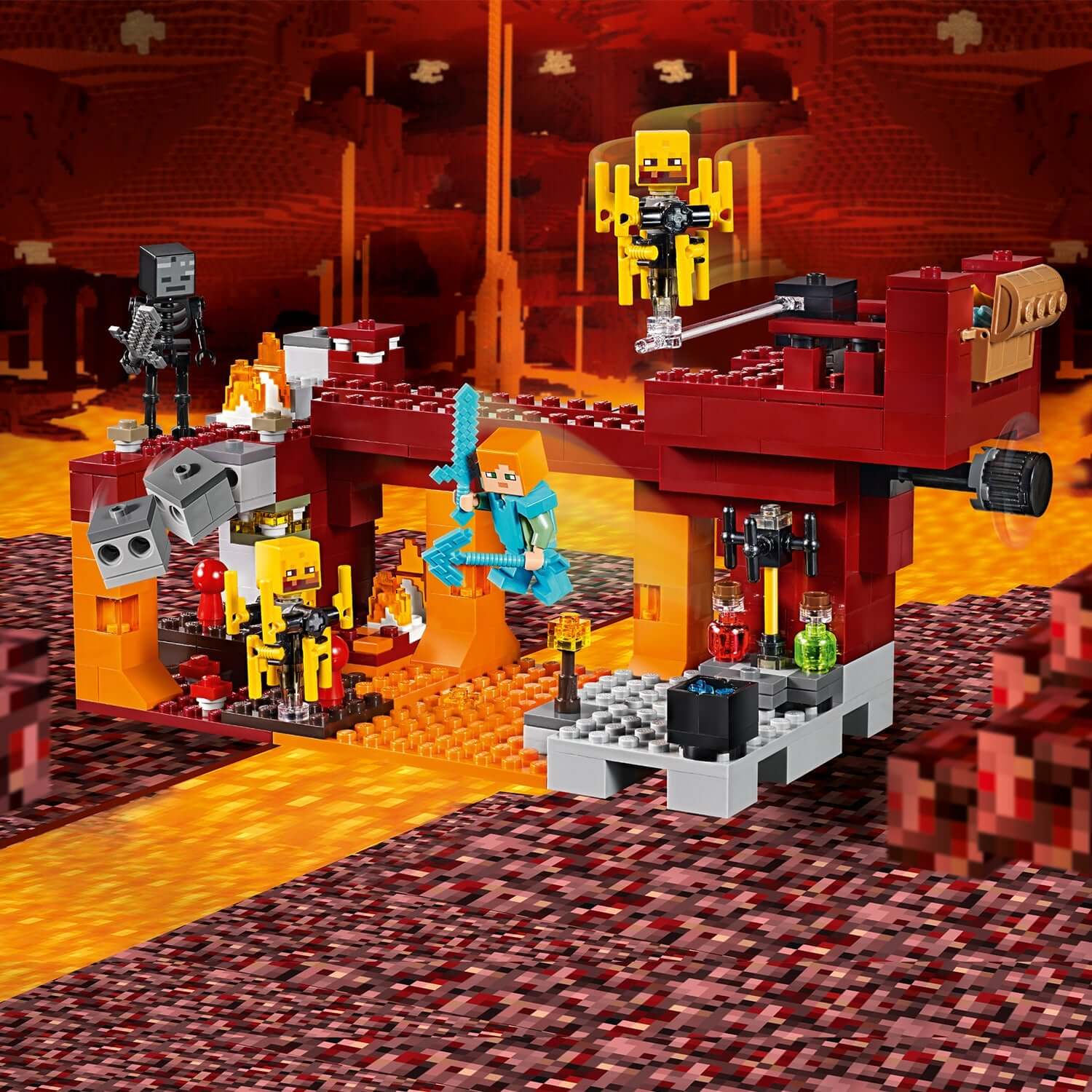 LEGO® Minecraft The Blaze Bridge Building Set 21154