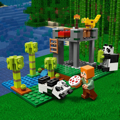 LEGO® Minecraft The Panda Nursery set 21158 with playset, pandas, and figure for creative fun