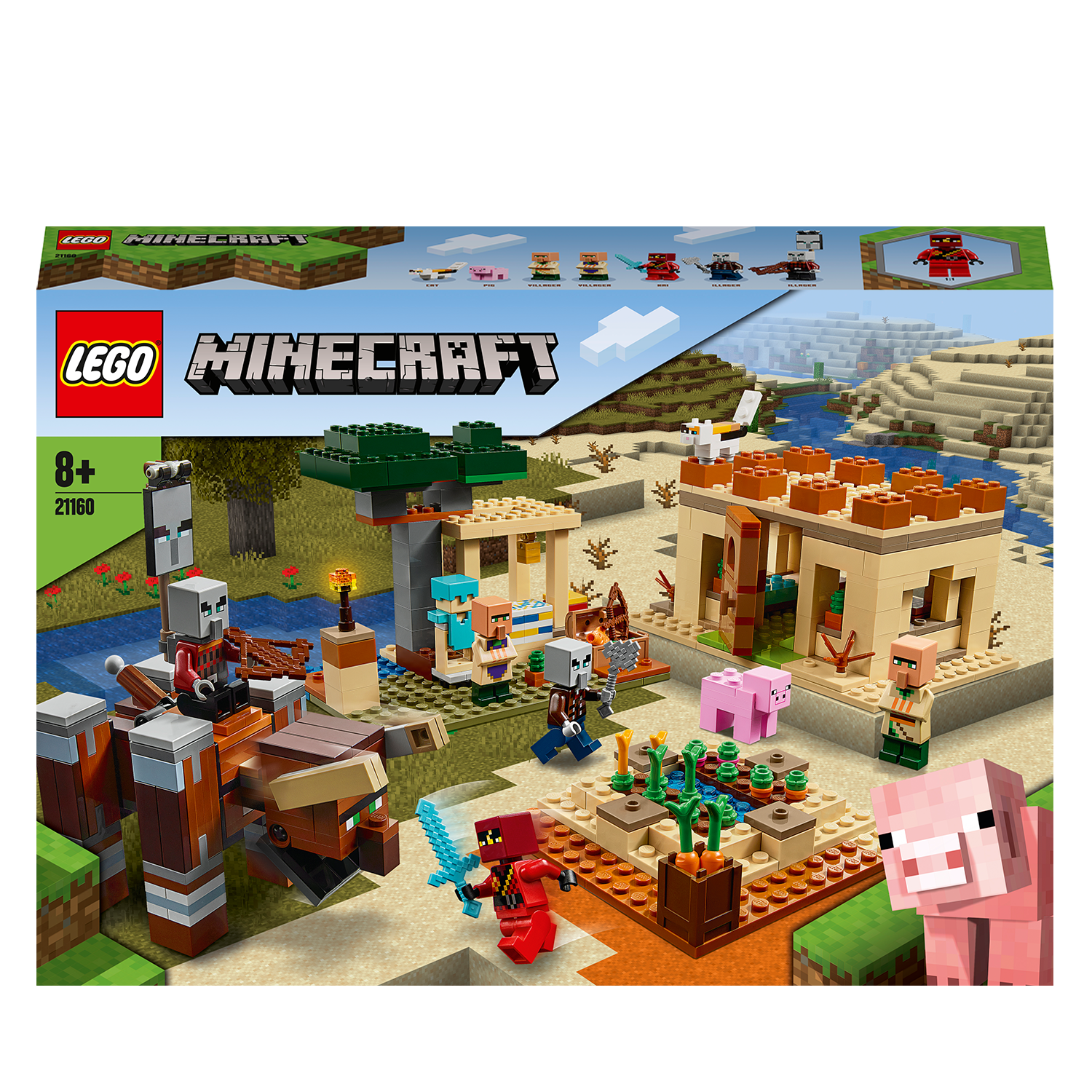 LEGO® Minecraft The Illager Raid Building Set 21160