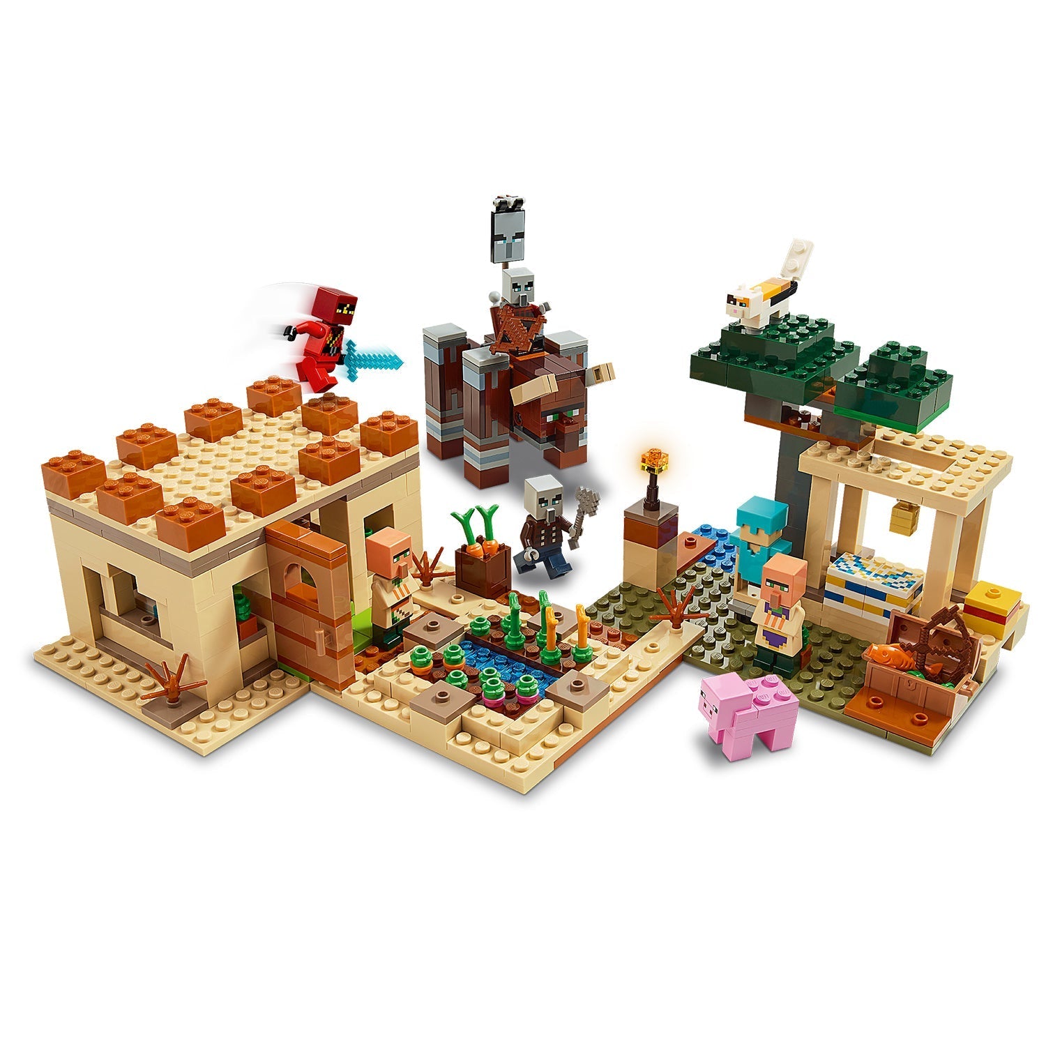 LEGO® Minecraft The Illager Raid Building Set 21160
