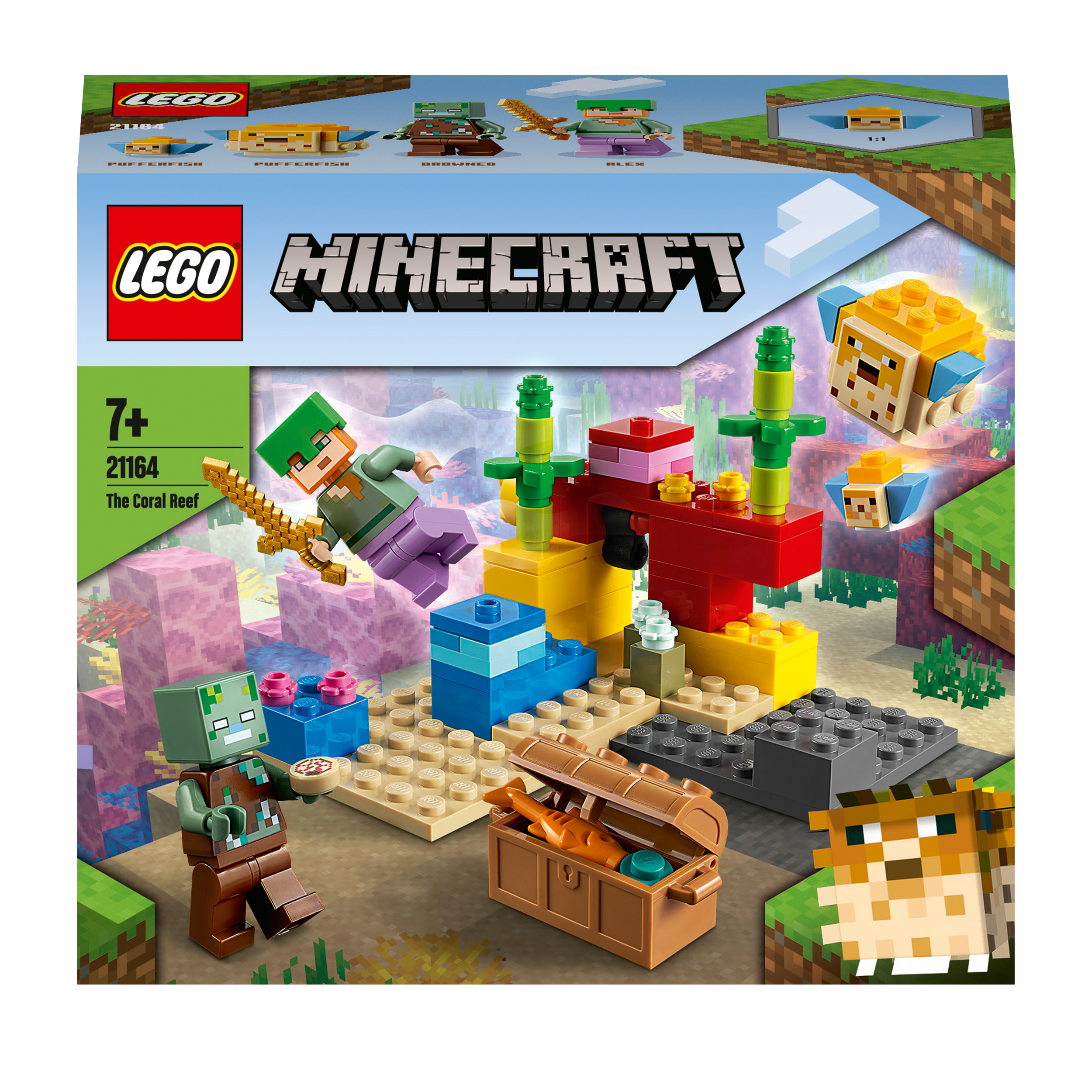 LEGO® Minecraft The Coral Reef Building Set 21164