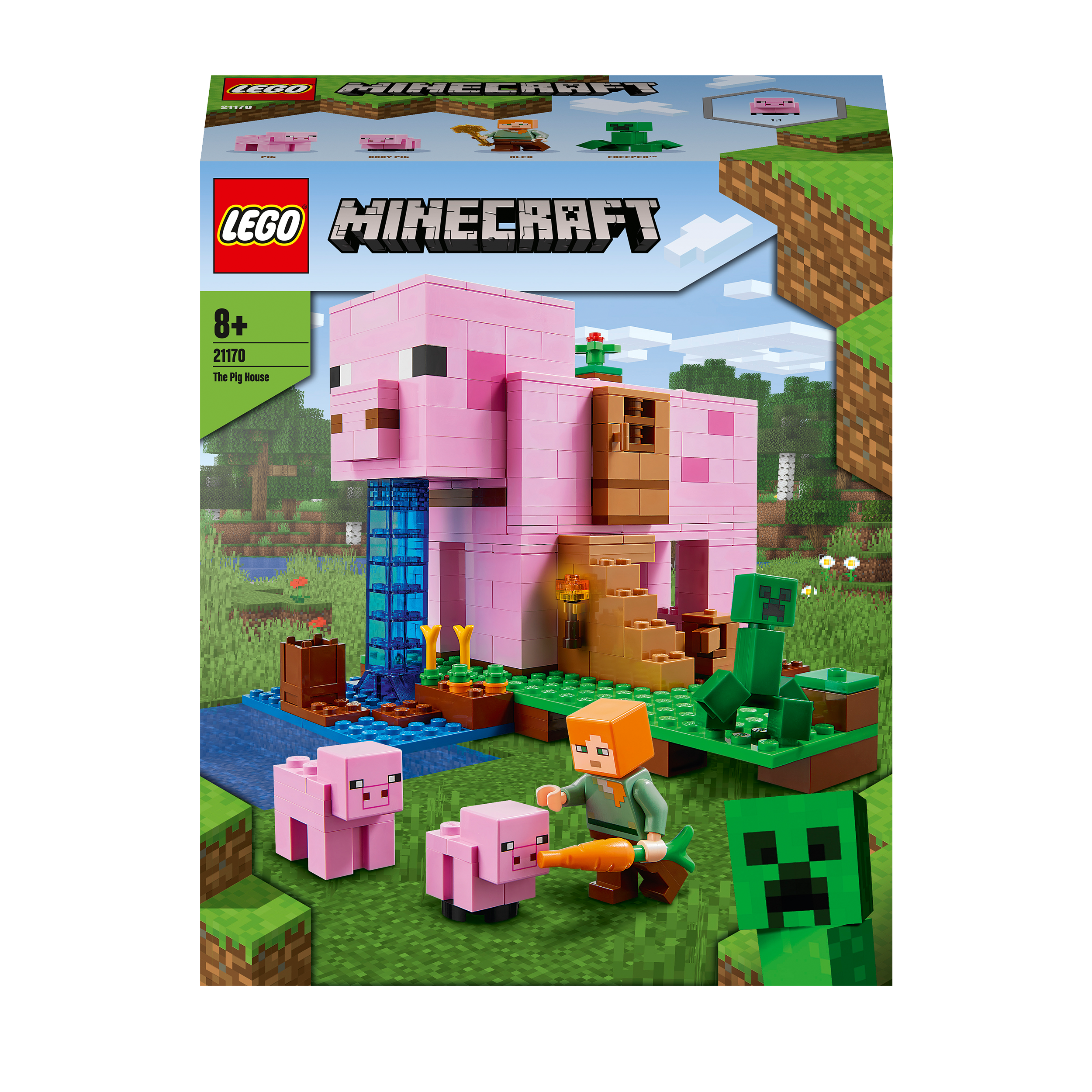 LEGO® Minecraft The Pig House Toy & Figures 21170