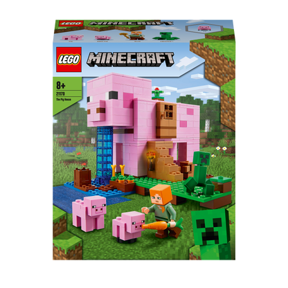 LEGO® Minecraft The Pig House Toy & Figures 21170