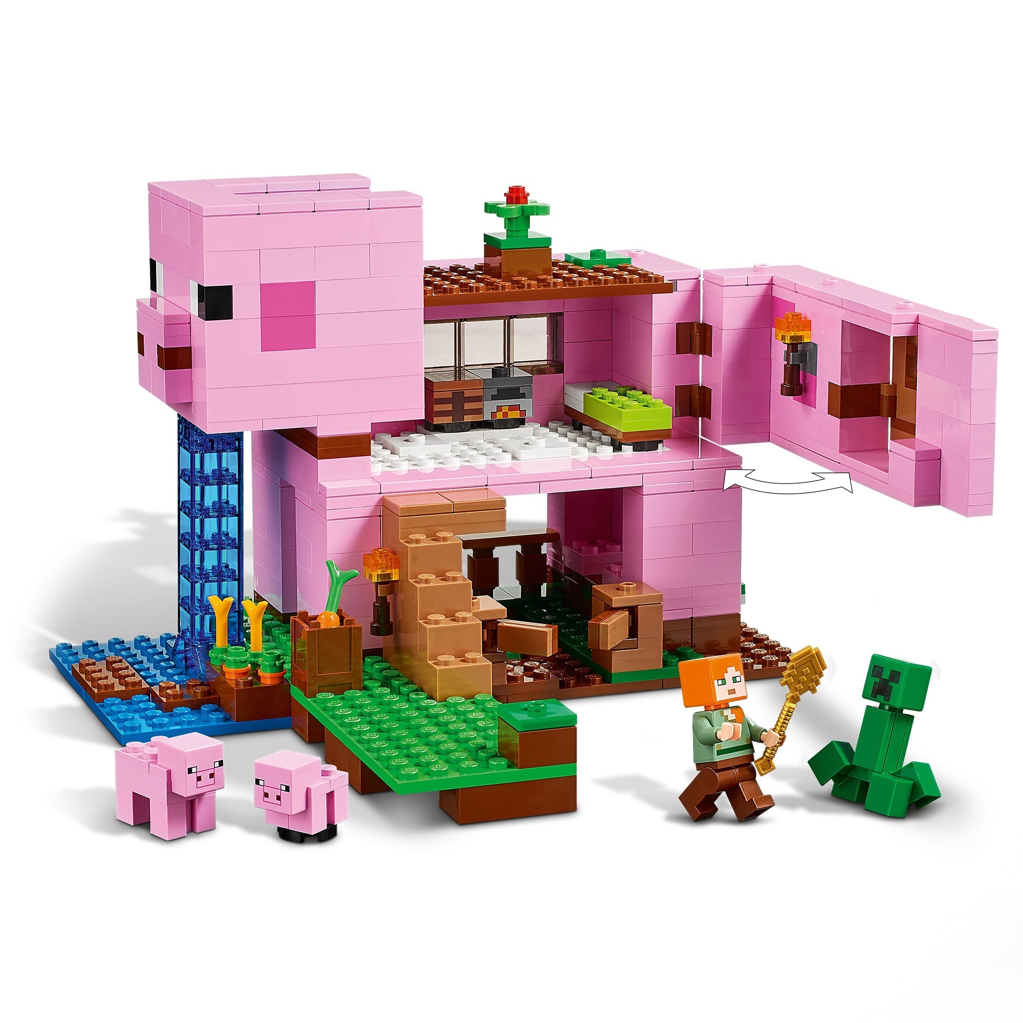 LEGO® Minecraft The Pig House Toy & Figures 21170