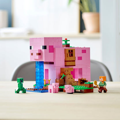 LEGO® Minecraft The Pig House Toy & Figures 21170