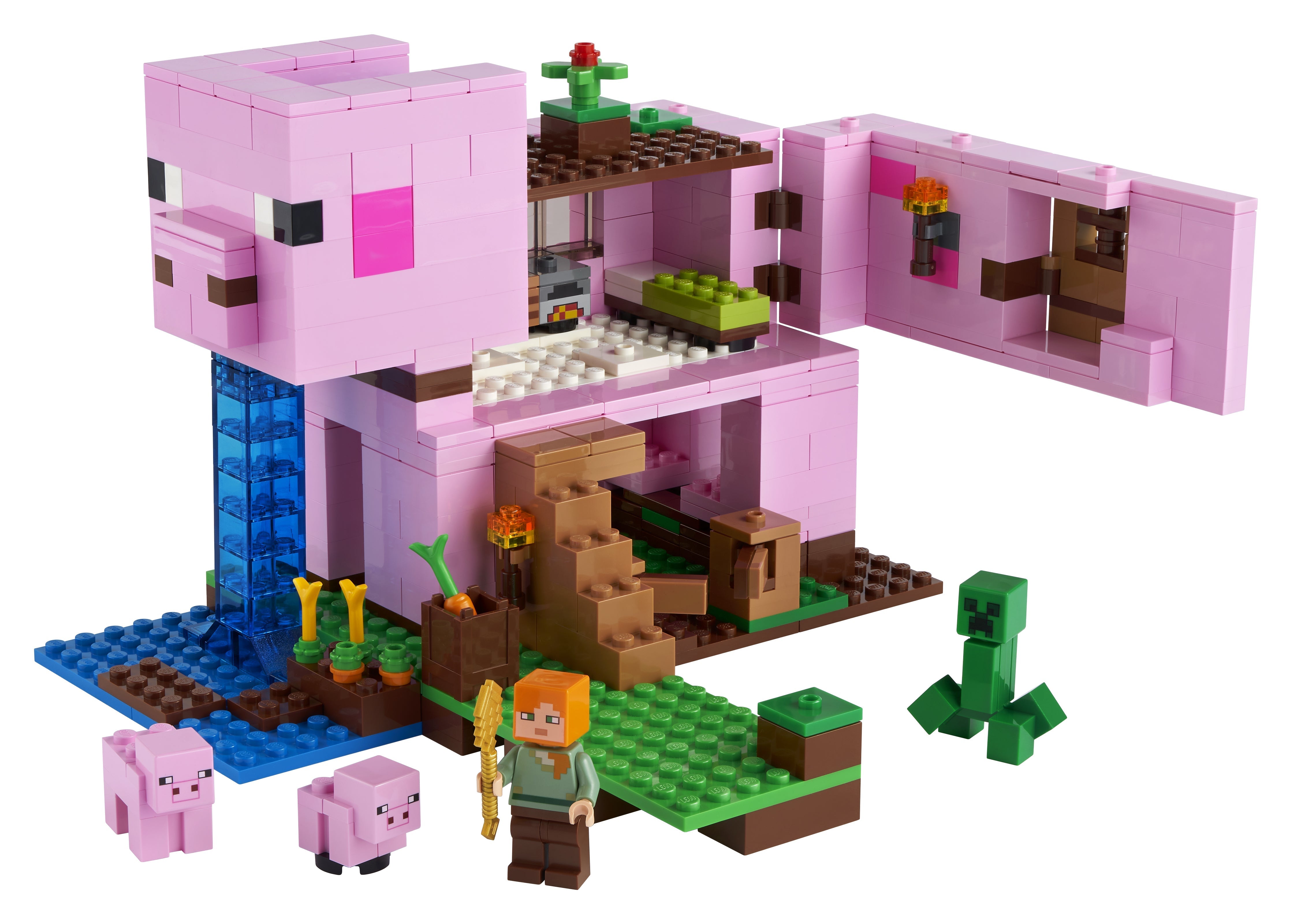 LEGO® Minecraft The Pig House Toy & Figures 21170