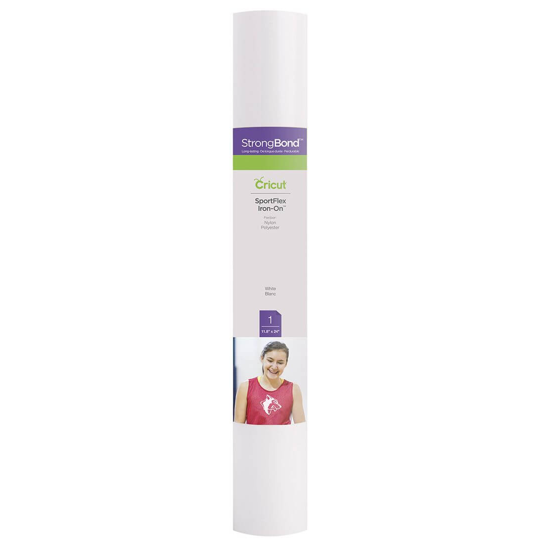 Cricut SportFlex Iron-On 11.8x24" (White)