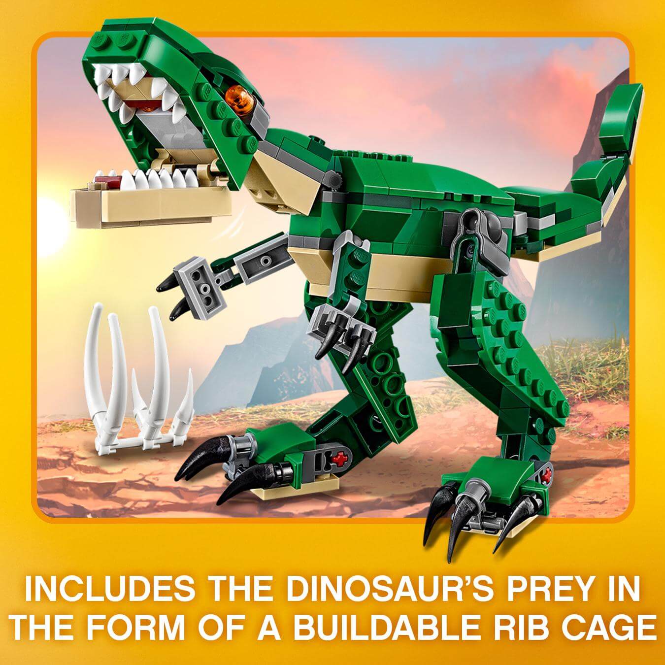 LEGO® Creator 3in1 Mighty Dinosaurs Model Set 31058