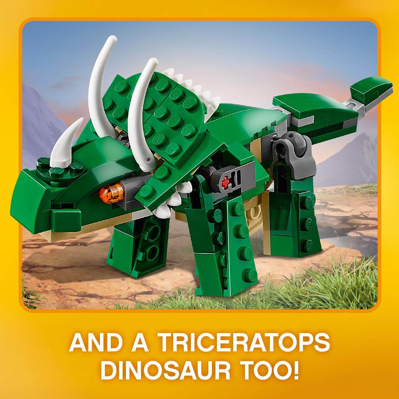 LEGO® Creator 3in1 Mighty Dinosaurs Model Set 31058