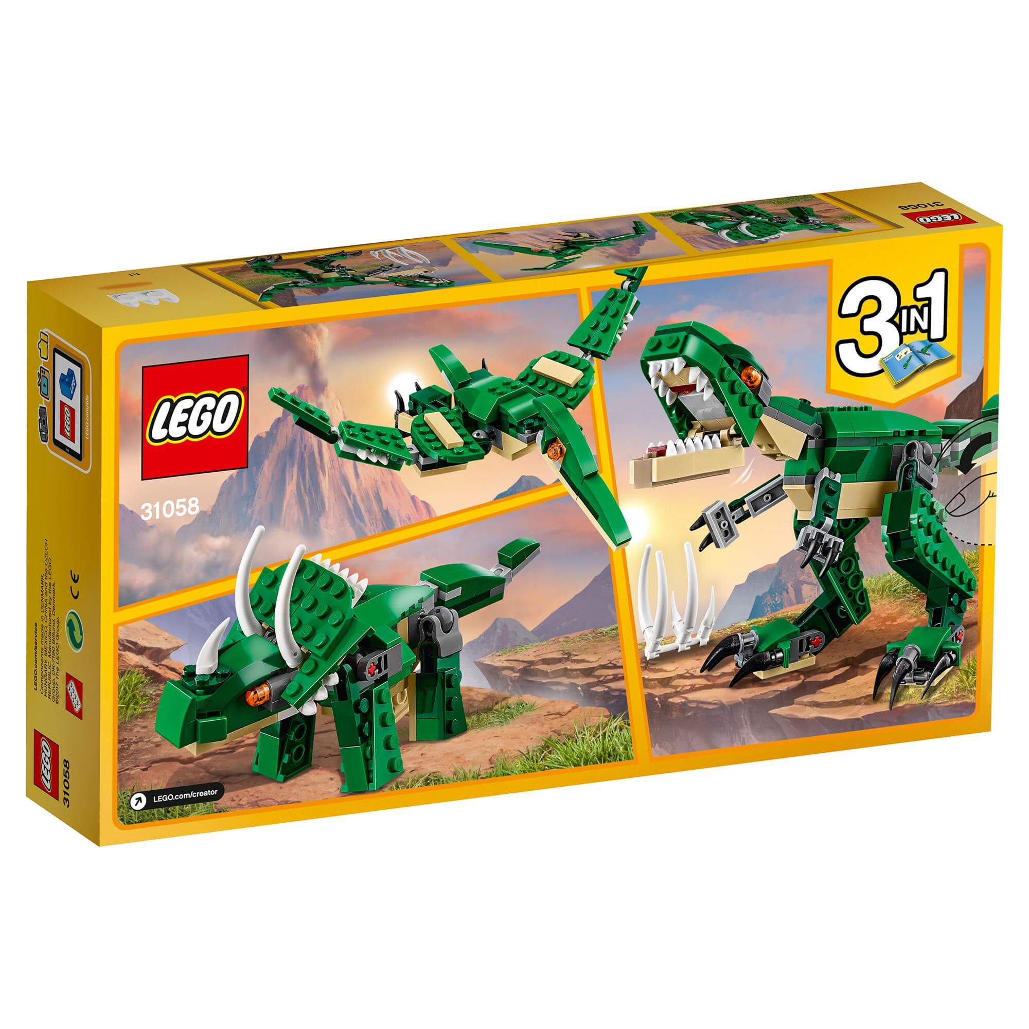 LEGO® Creator 3in1 Mighty Dinosaurs Model Set 31058