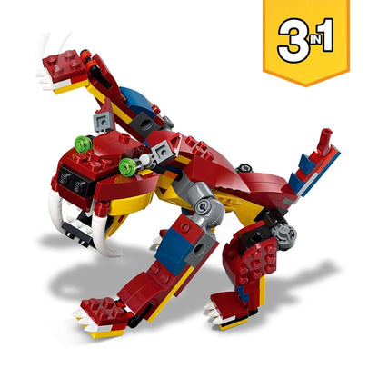 LEGO® Creator 3in1 Fire Dragon Buildable Toy 31102