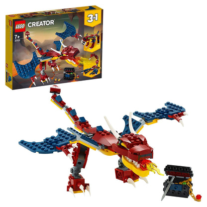 LEGO® Creator 3in1 Fire Dragon Buildable Toy 31102