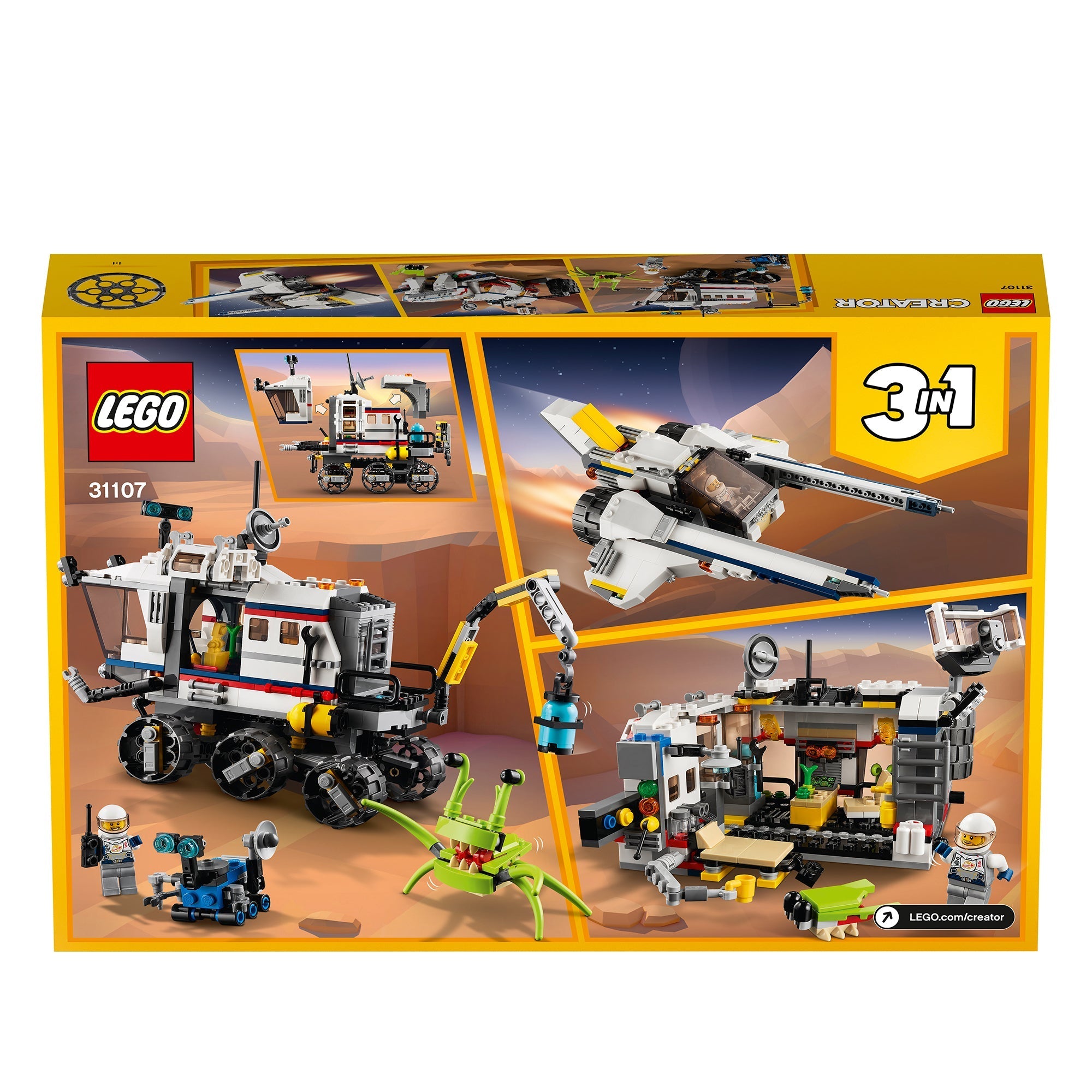 LEGO® Creator 3in1 Space Rover Explorer Set 31107