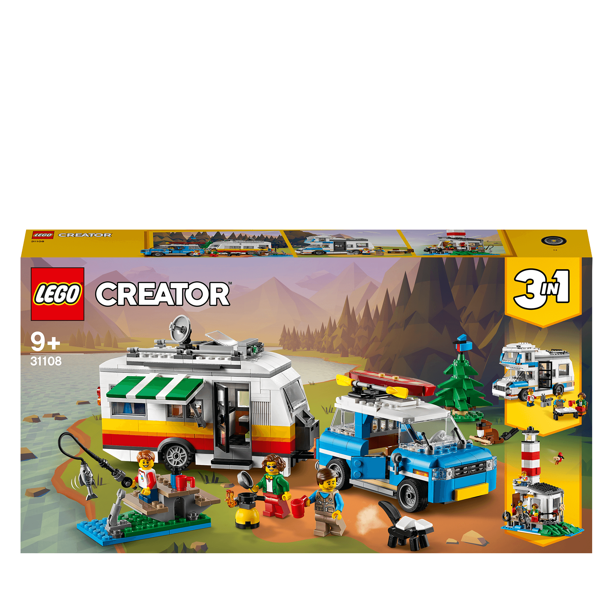 LEGO® Creator 3in1 Caravan Family Holiday Set 31108