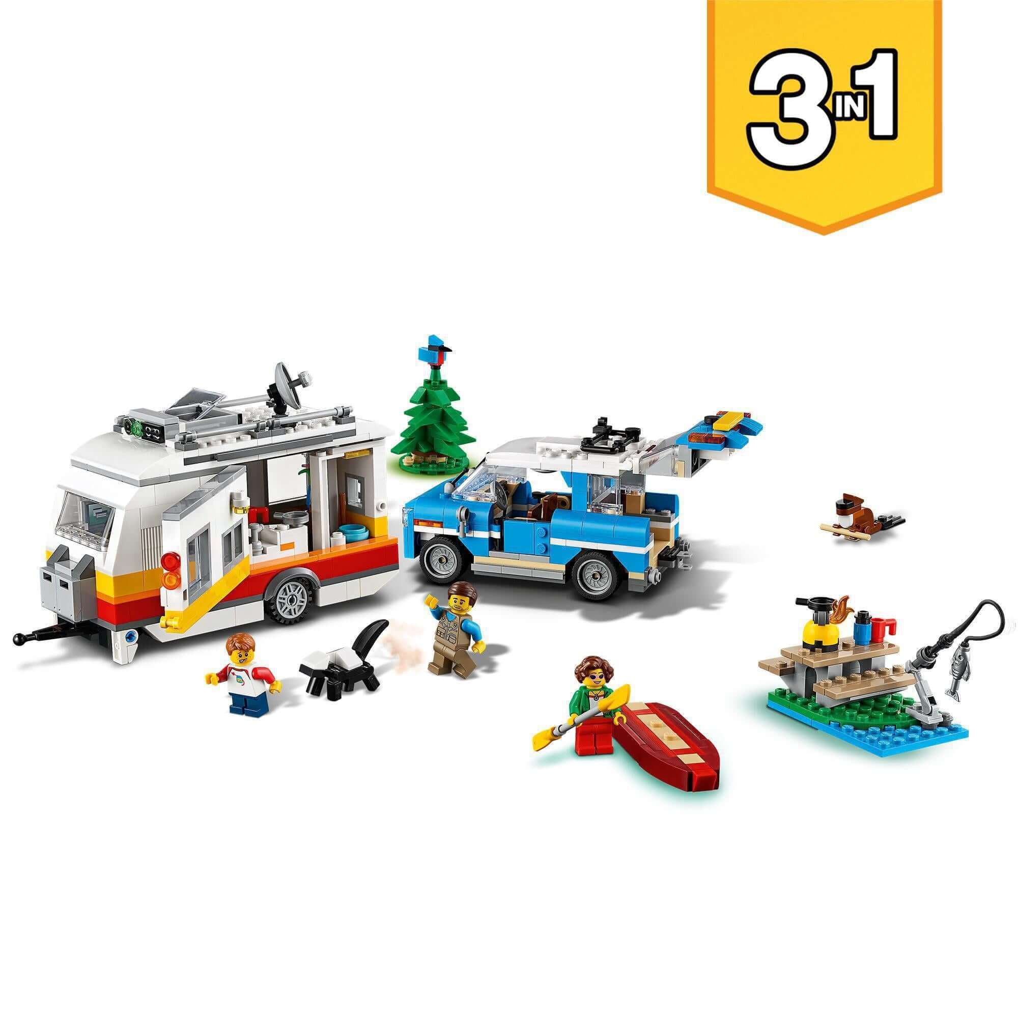 LEGO® Creator 3in1 Caravan Family Holiday Set 31108